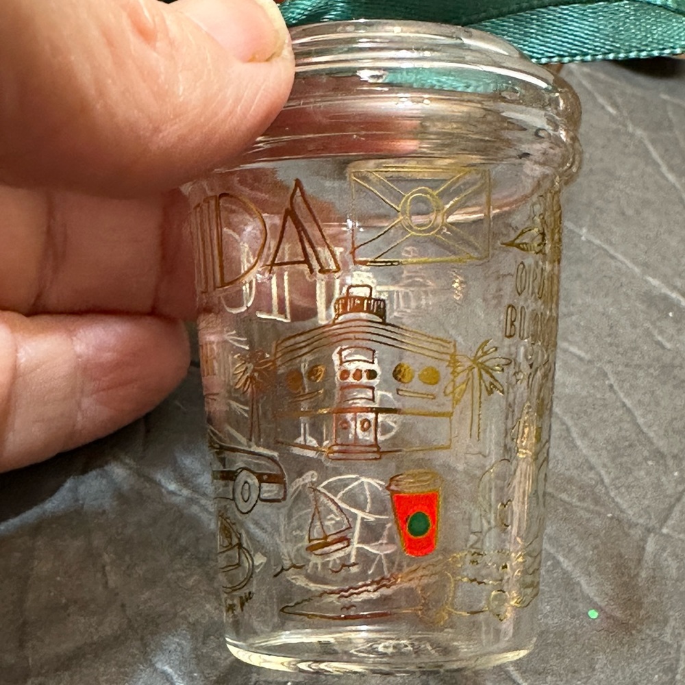 Starbucks 2022 Christmas Ornament Been There Series FLORIDA glass - Picture 5 of 11
